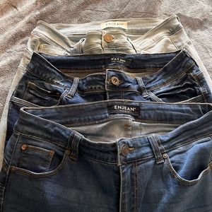 3 pair bundle stretchy skinny jeans